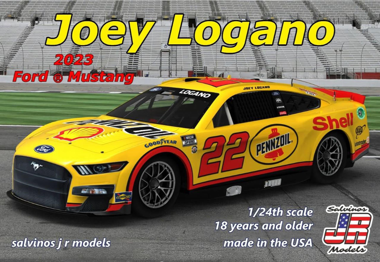 Salvinos Jr Models 1/24 2023 Mustang NASCAR J.Logano 2023JLP